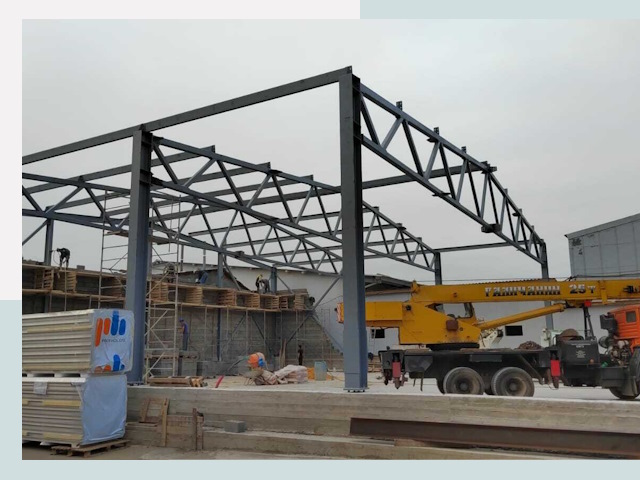 Строительство цехов в Махачкале