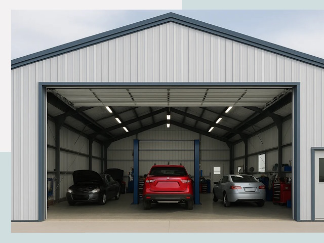 Ангары из сэндвич панелей от 621 руб. в Махачкала