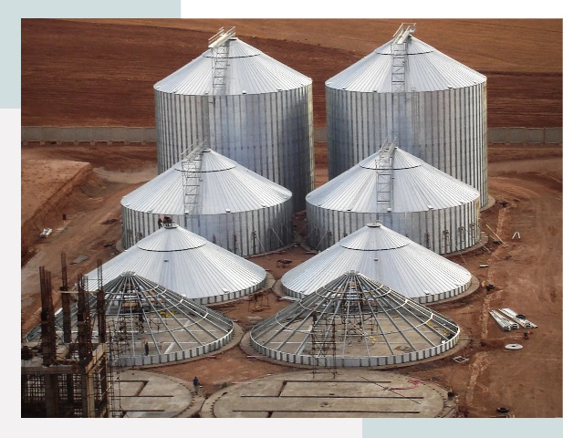 Строительство зерновых силосов в Махачкале