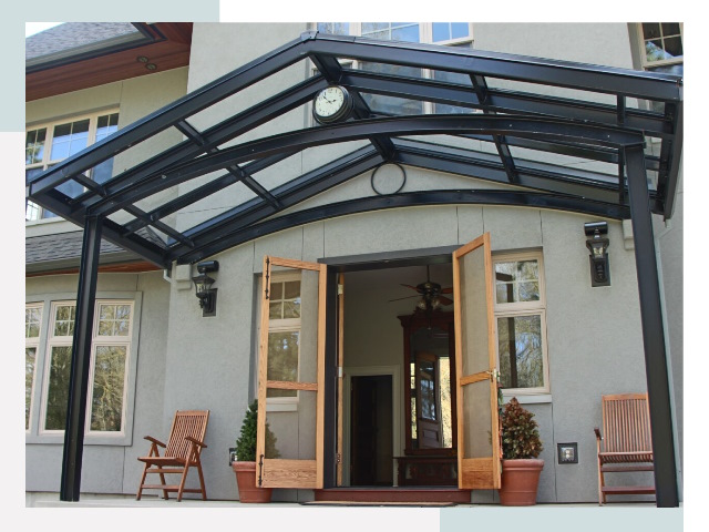 Козырьки металлические в Махачкале