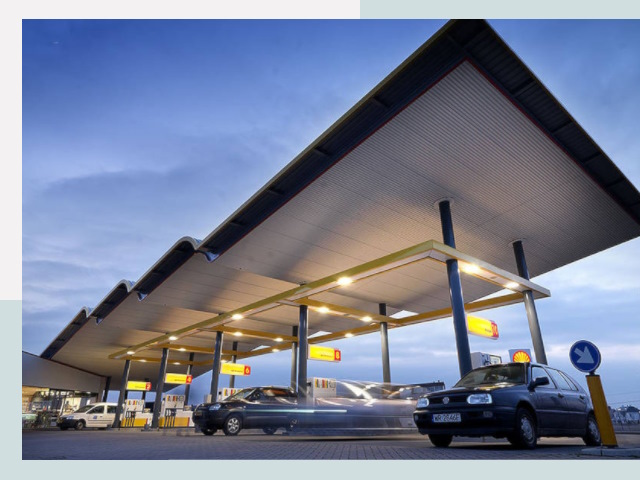 Навесы для АЗС в Махачкала от 621 руб. - Защита и комфорт