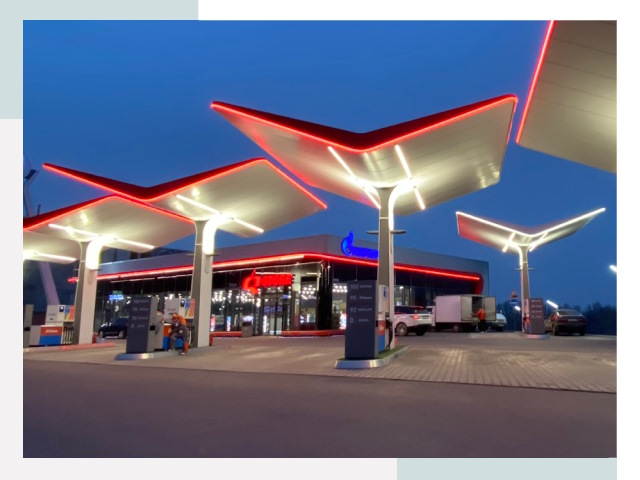 Навесы для АЗС в Махачкале