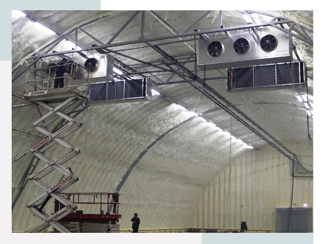 Оснащение ангаров в Махачкале