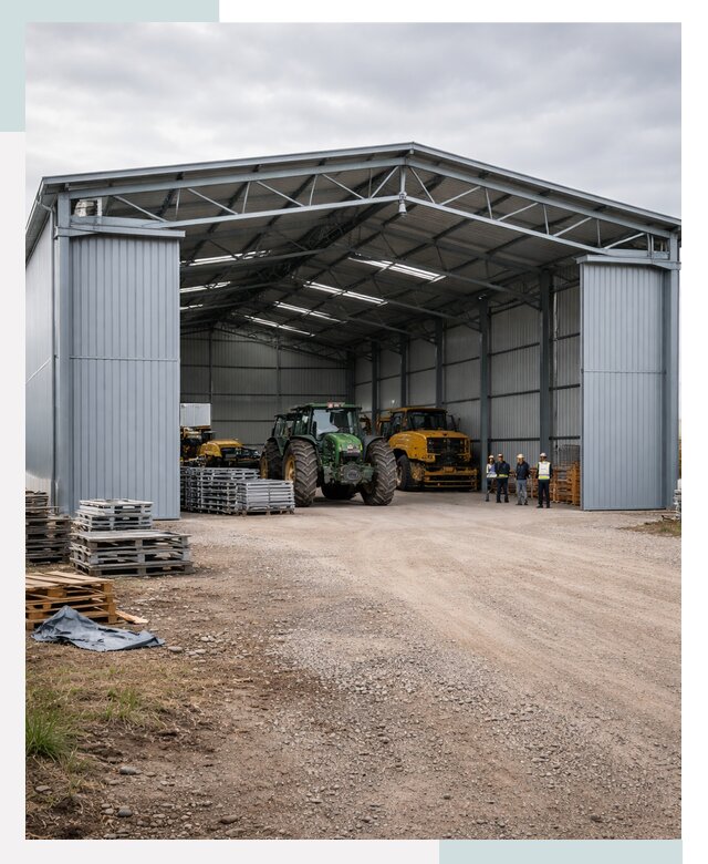 Ангары для сельхозтехники в Махачкале от 20710 р. | СтальСтрой-Мхч