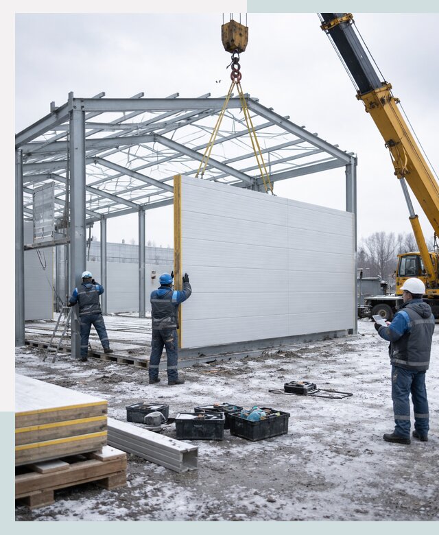 Строительство холодильных складов под ключ в Махачкале