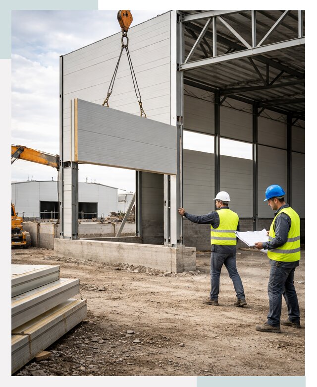 Склад из сэндвич панелей под ключ в Махачкале от 9837 р. | СтальСтрой-Мхч