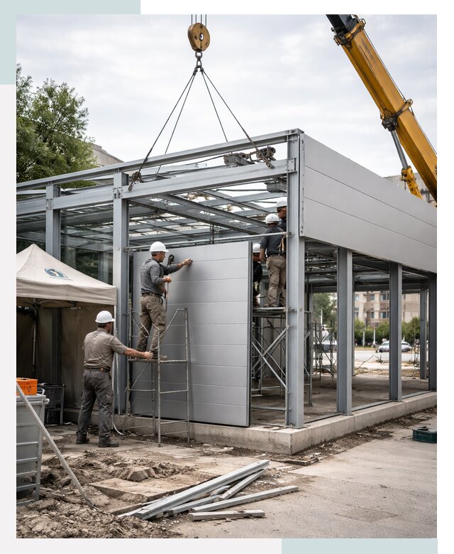 СтальСтрой-Мхч: торговый павильон под ключ в Махачкале от 36243 р.
